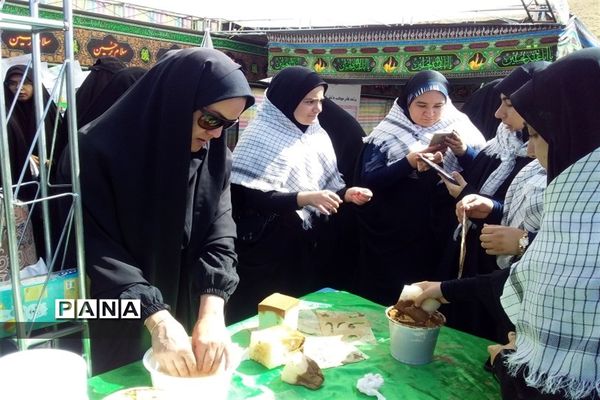 برگزاری موکب دانش‌آموزی