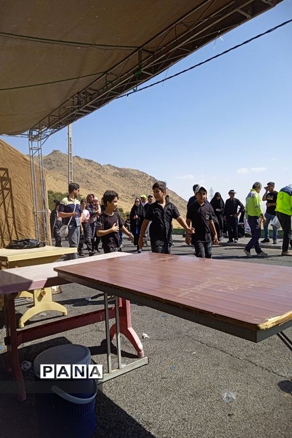 برگزاری موکب دانش‌آموزی