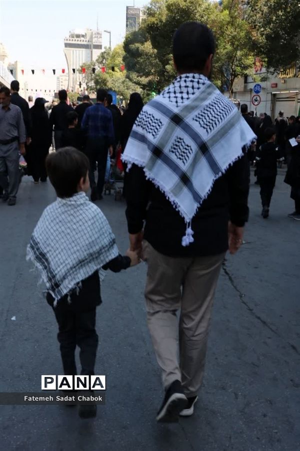 حال و هوای کودکان در راهپیمایی جاماندگان اربعین