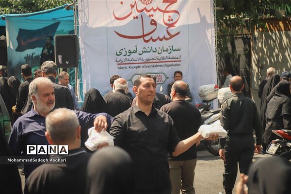 موکب عشاق الحسین در مسیر جاماندگان اربعین