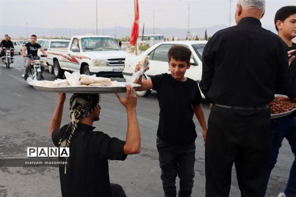 پیاده‌روی جاماندگان اربعین حسینی در شهرستان ابرکوه