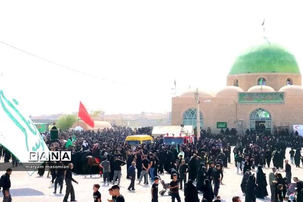پیاده‌روی جاماندگان اربعین حسینی در شهرستان ابرکوه
