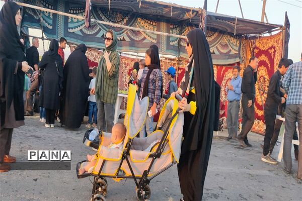 مراسم پیاده‌روی جاماندگان اربعین شهرستان شیروان
