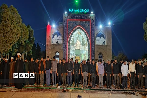 مراسم پیاده‌روی جاماندگان اربعین شهرستان شیروان