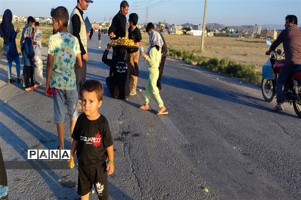 مراسم پیاده‌روی جاماندگان اربعین شهرستان شیروان