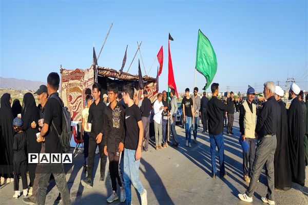 مراسم پیاده‌روی جاماندگان اربعین شهرستان شیروان