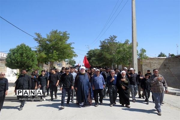 پیاده‌روی جاماندگان اربعین حسینی شهر درق