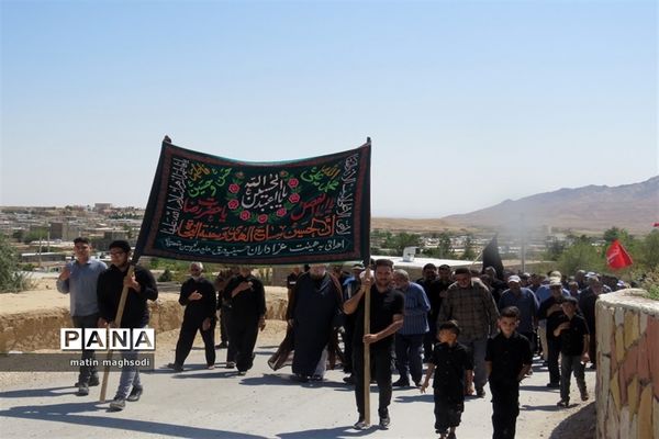 پیاده‌روی جاماندگان اربعین حسینی شهر درق