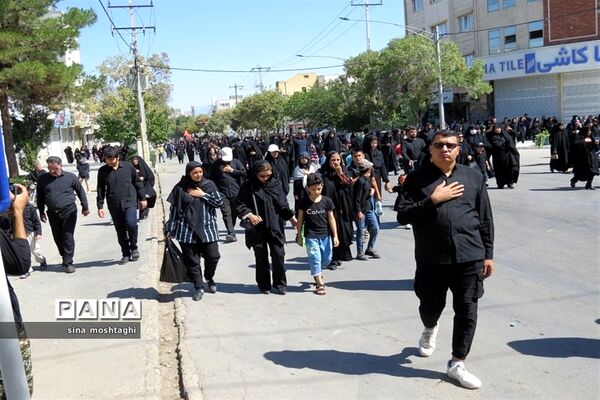 مراسم جاماندگان اربعین حسینی در بجنورد