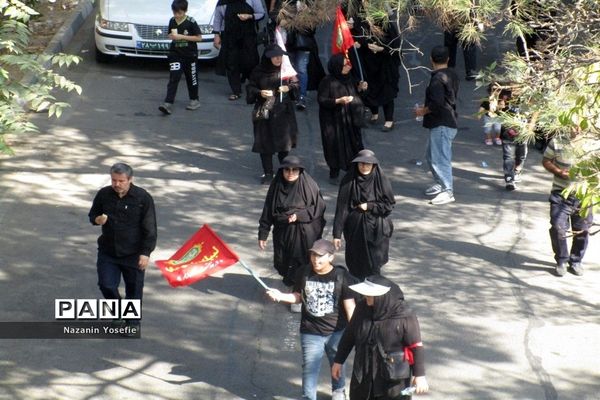 برپایی موکب مراسم جاماندگان اربعین آموزش و پرورش منطقه 16