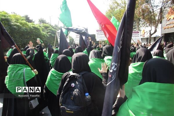 برپایی موکب مراسم جاماندگان اربعین آموزش و پرورش منطقه 16