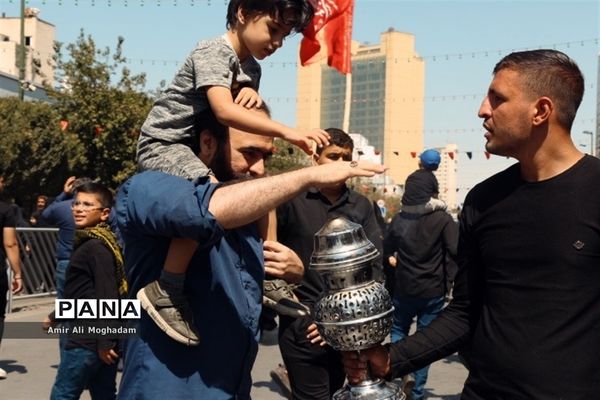 جاماندگان اربعین در پناه رضا(ع)