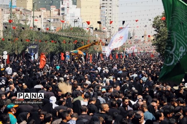 جاماندگان اربعین در پناه رضا(ع)