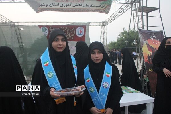 پیاده‌روی جاماندگان اربعین حسینی در بوشهر