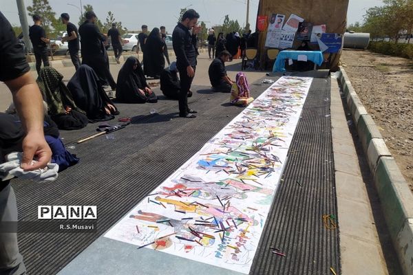 عزاداری و پیاده‌روی مردم قم در گرامیداشت اربعین حسینی