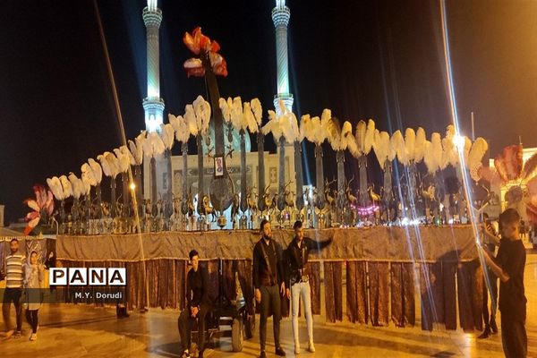 حال و هوای موکب های اربعین در پیاده‌روی زائران جمکران