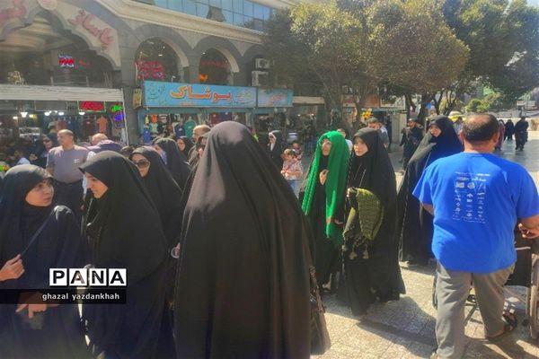 پیاده‌روی جاماندگان اربعین حسینی هیات دخترانه مهدخت