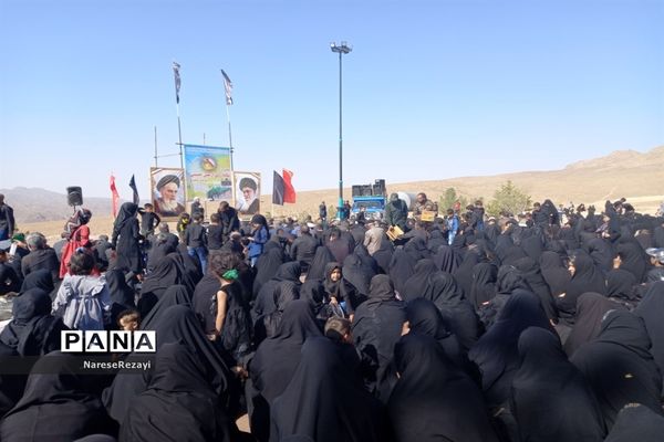 پیاده‌روی جاماندگان اربعین شهرستان کوهسرخ