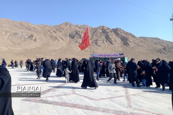 پیاده‌روی جاماندگان اربعین شهرستان کوهسرخ