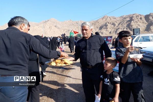 پیاده‌روی جاماندگان اربعین شهرستان کوهسرخ