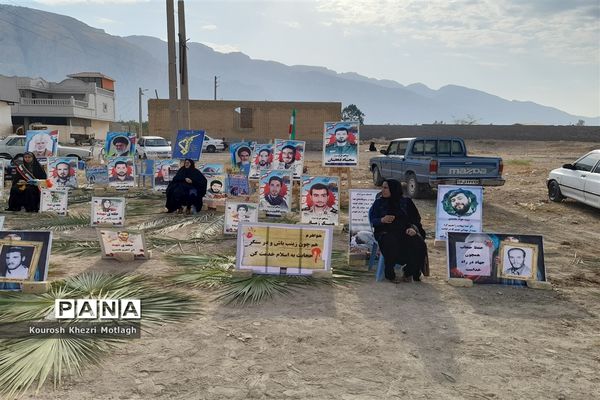 پیاده‌روی جاماندگان اربعین حسینی در شهرستان کازرون