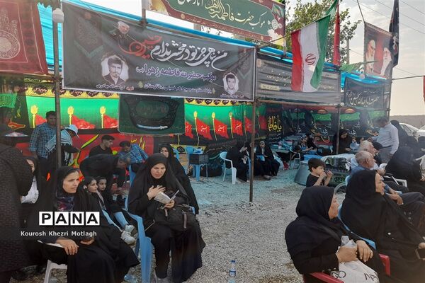 پیاده‌روی جاماندگان اربعین حسینی در شهرستان کازرون