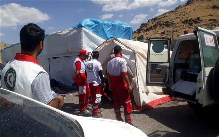 تداوم خدمت‌رسانی به زائران توسط هلال‌احمر