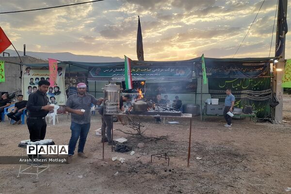 حضور کودکان در پیاده‌روی جاماندگان اربعین حسینی شهرستان کازرون‌