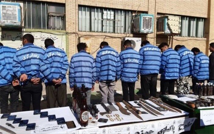 دستگیری ۱۴۳ سارق خشن در ۱۰ استان کشور
