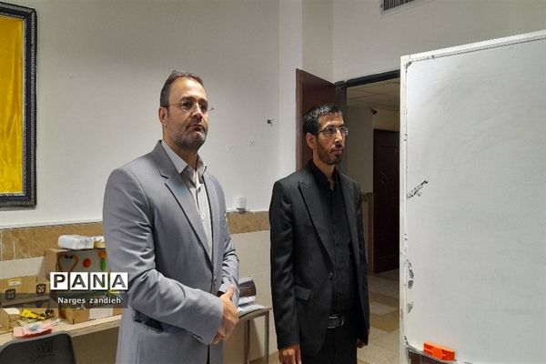 بازدید رئیس گروه دوره‌های سوادآموزی از مدارس ملارد