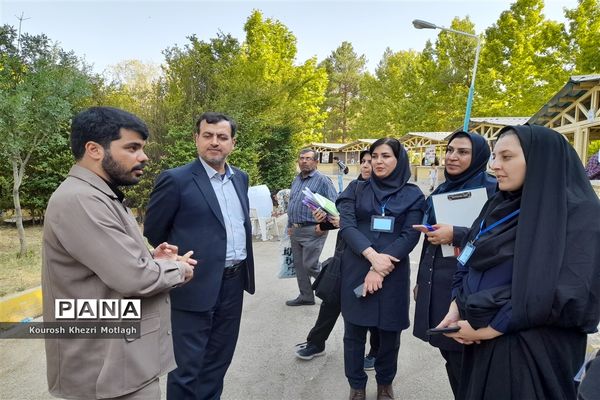 بازدید مسئولان استانی از روند مسابقات استانی المپیاد رویش در اردوگاه شهید دستغیب شیراز