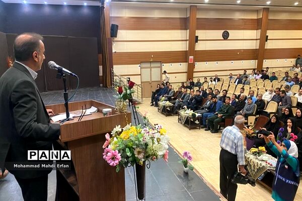 تکریم و معارفه مدیر آموزش و پرورش شهرستان آباده