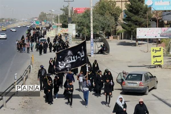 پای پیاده تا حرم  امام رضا (ع)