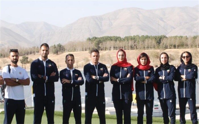 تیم ملی قایقرانی روئینگ ایران عازم بازی‌های آسیایی هانگژو شد