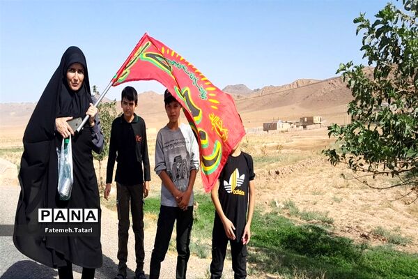 مراسم پیاده‌روی رضویّون به‌مناسبت سالروز شهادت امام رضا (ع) در شهرستان بام و صفی‌آباد