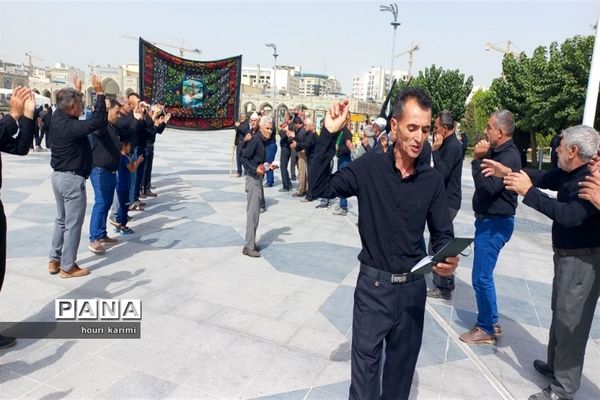 مراسم  عزاداری دهه آخر صفر درحرم امام رضا( ع)