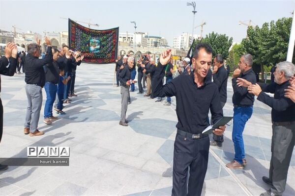 مراسم  عزاداری دهه آخر صفر درحرم امام رضا( ع)