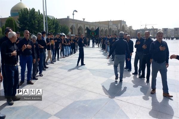 مراسم  عزاداری دهه آخر صفر درحرم امام رضا( ع)