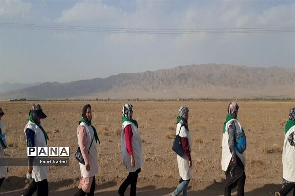 پیاده‌روی هیات عزاداران شهرستان مانه و سملقان دردهه آخر صفر به  حرم امام رضا( ع)