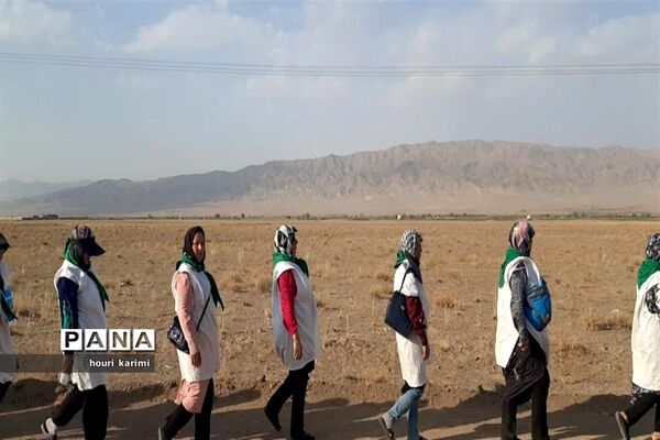 پیاده‌روی هیات عزاداران شهرستان مانه و سملقان دردهه آخر صفر به  حرم امام رضا( ع)