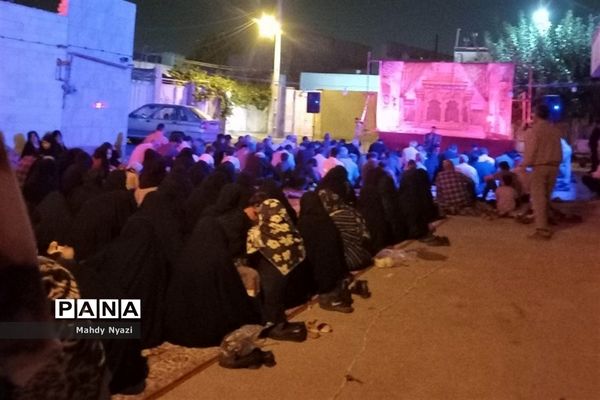 برگزاری مراسم عزاداری دهه آخر ماه صفر در کاشمر