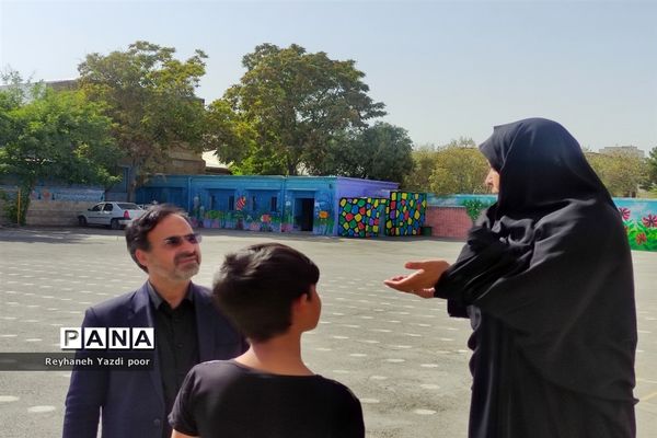 افتتاحیه طرح گام‌های عاشقی مدارس ناحیه ۵