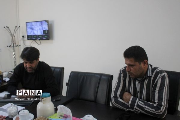 جلسه هماهنگی جشنواره  جام پرچم  در بخشداری چغادک  شهرستان بوشهر