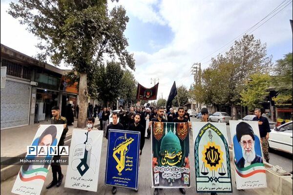 راهپیمایی روز ۲۸ صفردر شهرستان گالیکش گلستان