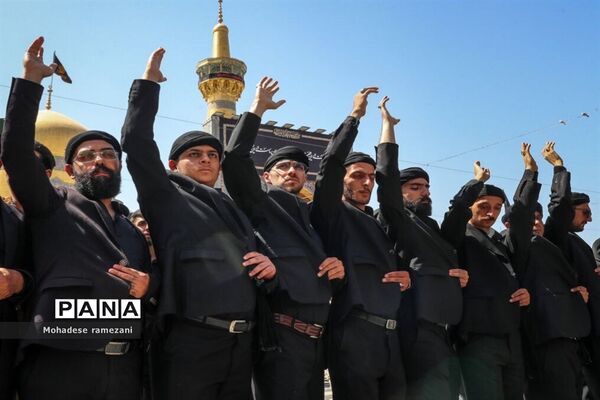 مراسم عزاداری ۲۸ صفر در حرم مطهر رضوی