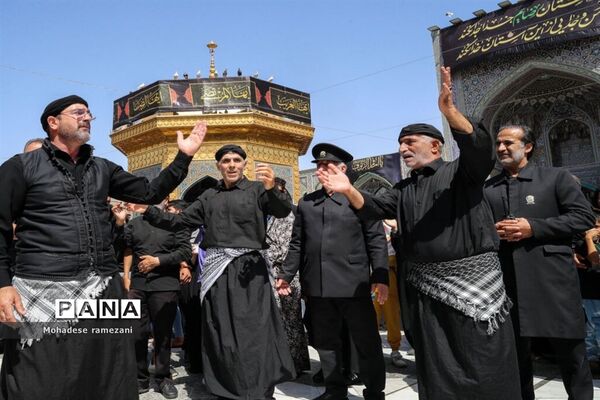 مراسم عزاداری ۲۸ صفر در حرم مطهر رضوی