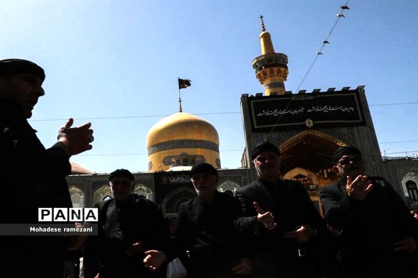 مراسم عزاداری ۲۸ صفر در حرم مطهر رضوی