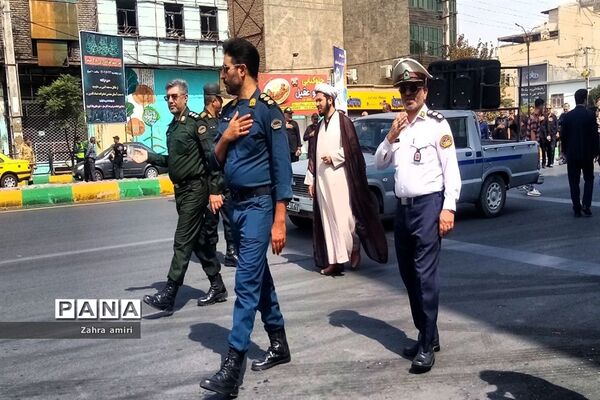 راهپیمایی ۲۸ صفر در شهرستان رباط‌کریم
