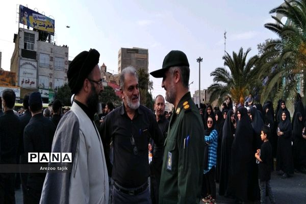 مراسم تشییع شهید گمنام در شهرستان‌ورامین