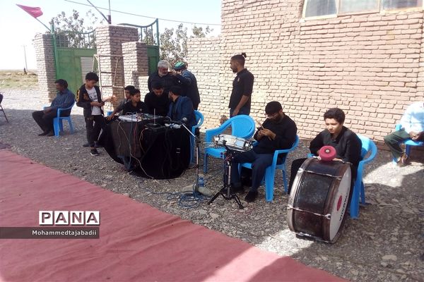 برگزاری مراسم تعزیه‌خوانی شهادت امام حسن مجتبی (ع) در روستای تاج آباد داورزن